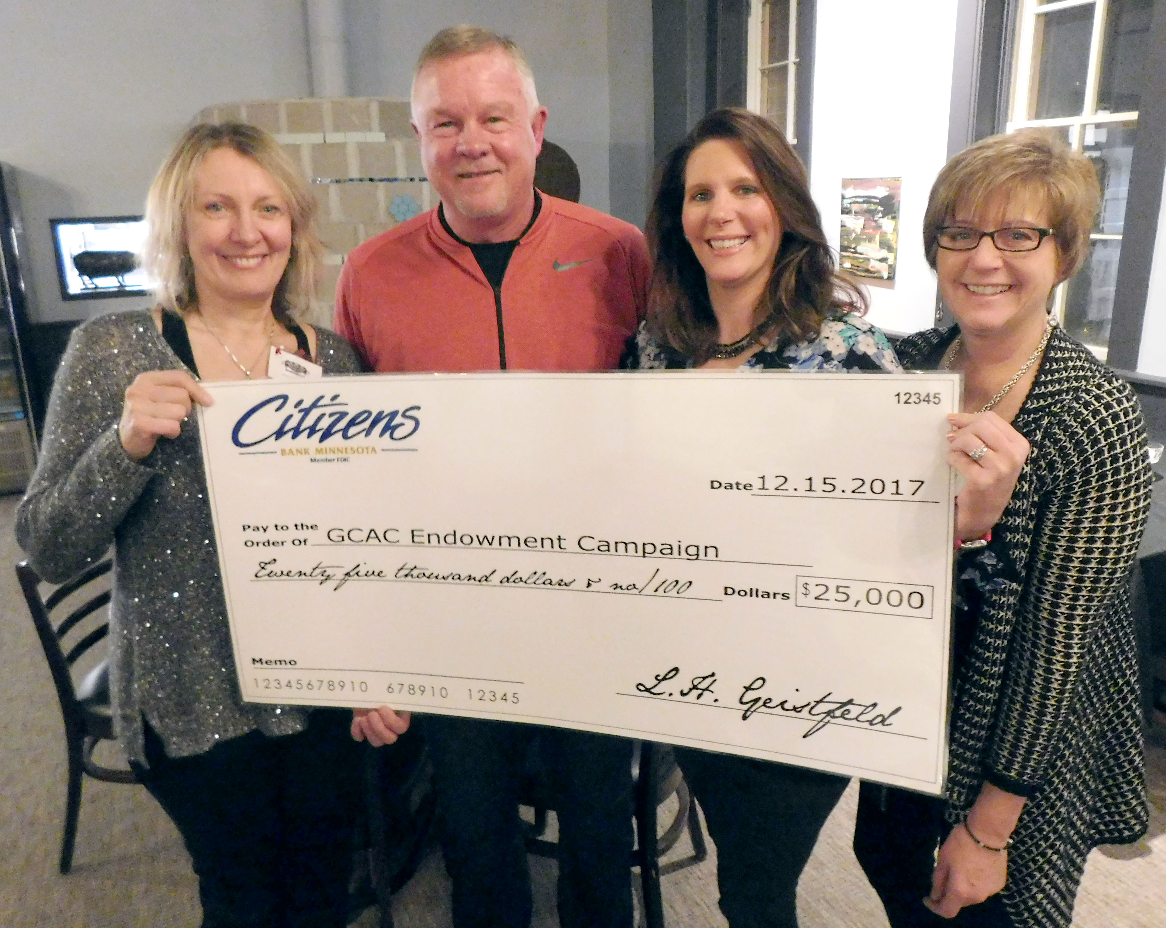 Grand Check Citizens surprises Grand with big donation for endowment fund | News ...